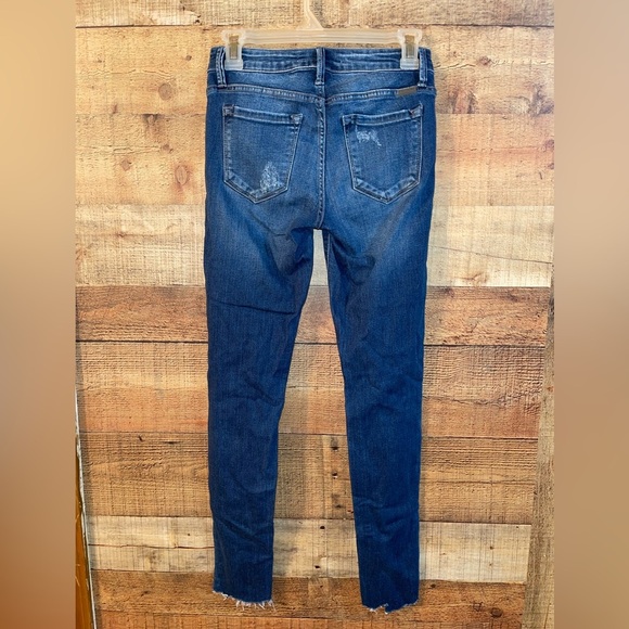 Kancan Dillon High Rise Ripped Ankle Skinny Jeans - Picture 6 of 7